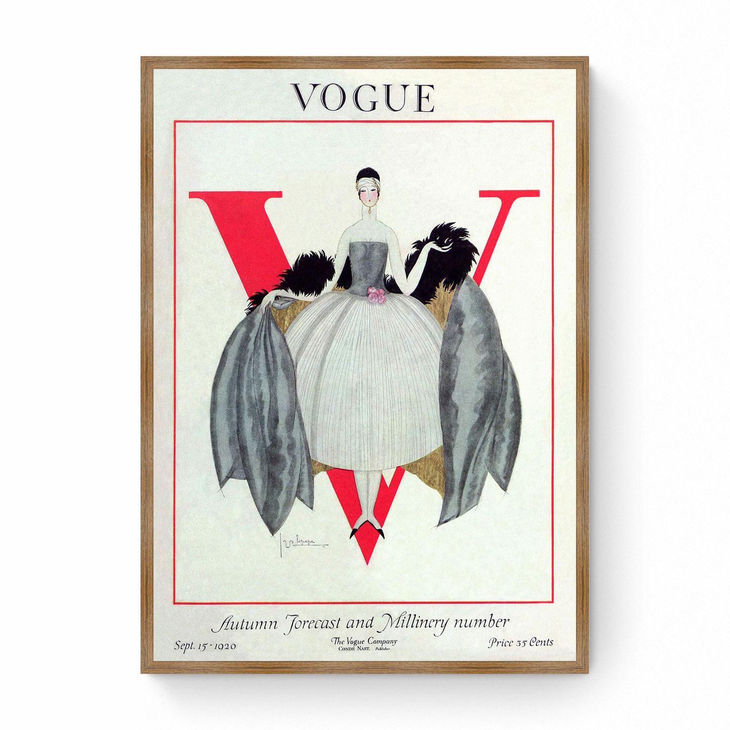 Vogue Cover: Autumn Fashion Forecast and Millinery