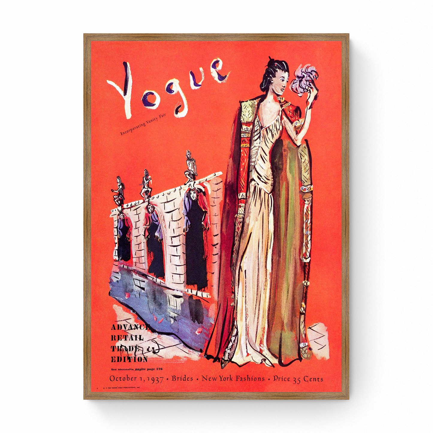 Vogue Cover: Brides; New York Fashions