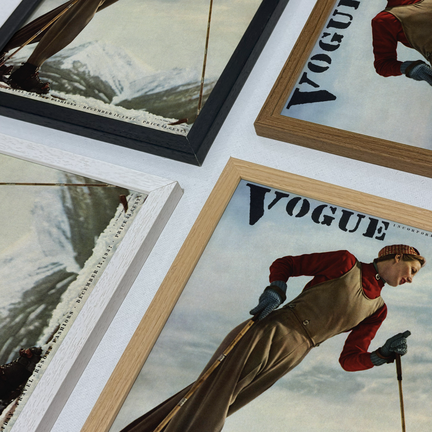 Vogue Cover: Holiday Issue featuring Hilda Sturm