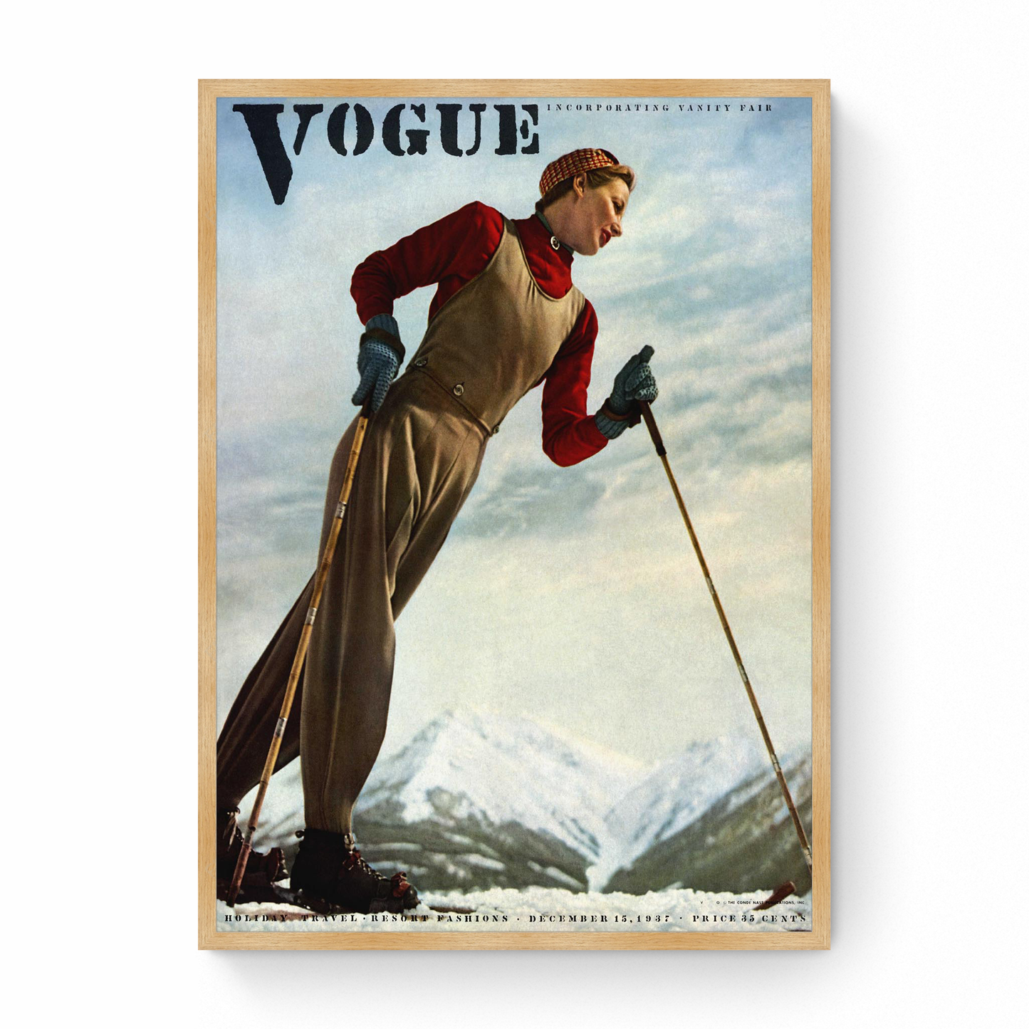Vogue Cover: Holiday Issue featuring Hilda Sturm