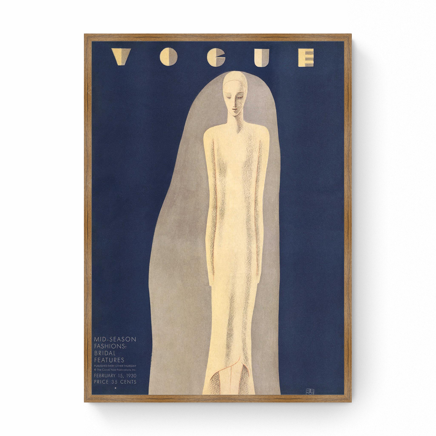 Vogue Cover: Mid-Season Fashions: Bridal Features