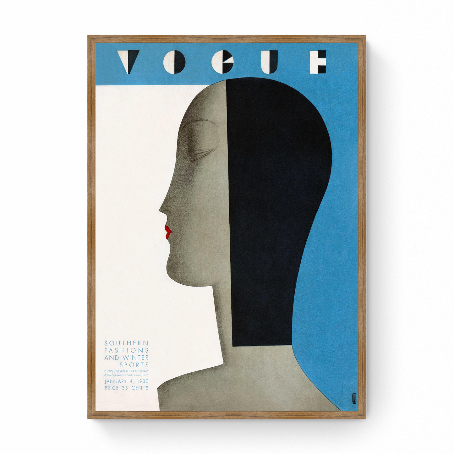 Vogue Cover: Southern Fashions and Winter Sports