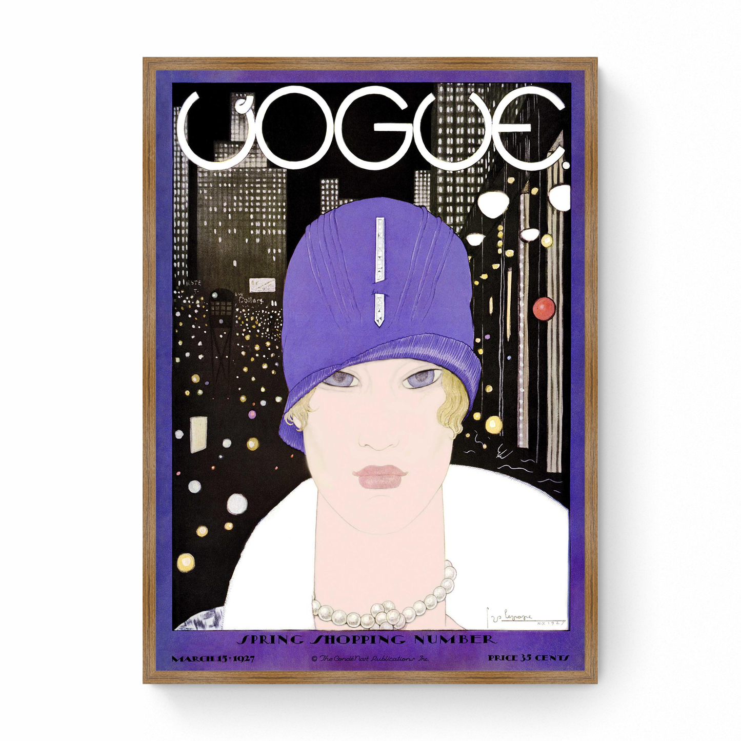 Vogue Cover: Spring Shopping (Lee Miller), Vogue