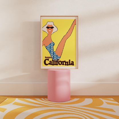 California vintage poster