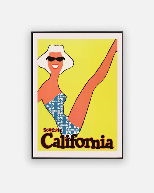 California vintage poster