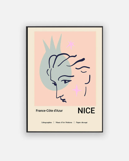 Papier D������coup������s Nice poster