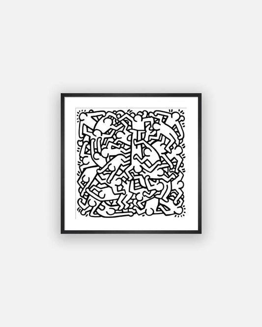 Keith Haring - Party of Life Invitation Poster