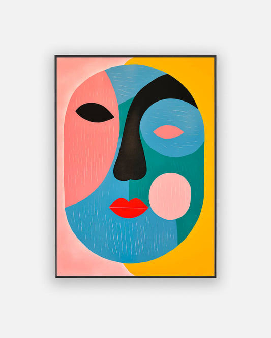 Abstract Face Poster No. 2