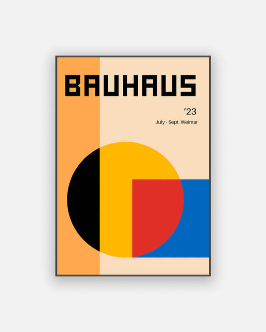 Bauhaus school, multicolor