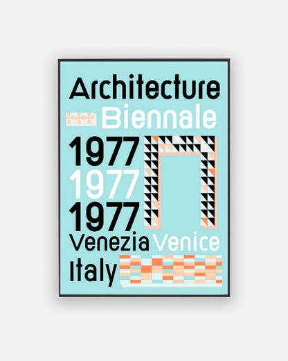 Architecture Biennale 1977 poster