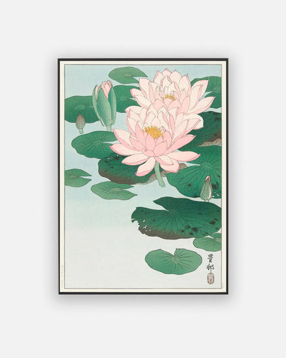 Lilies Poster by Ohara Koson