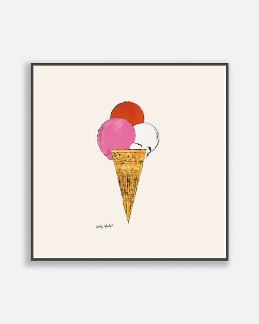 Ice Cream Dessert, c.1959 (red, pink, white) - Andy Warhol