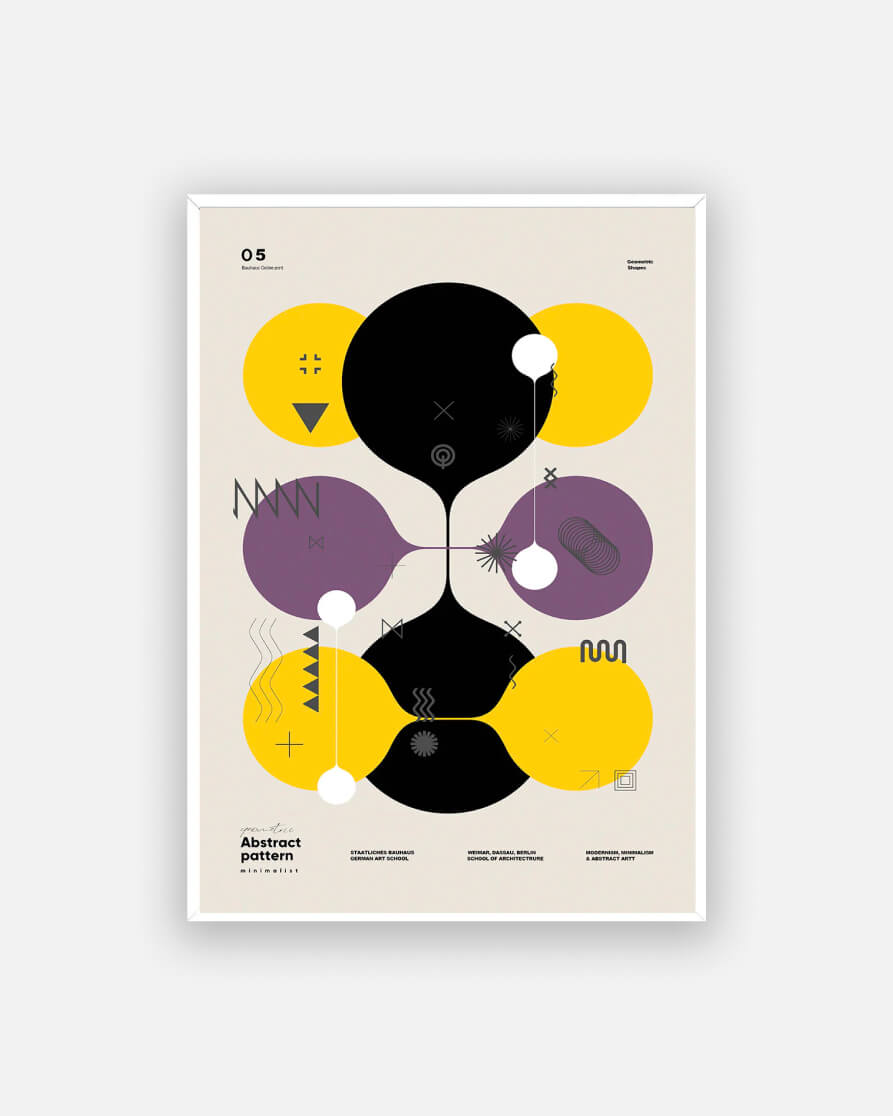 Geometric shapes Poster No. 5