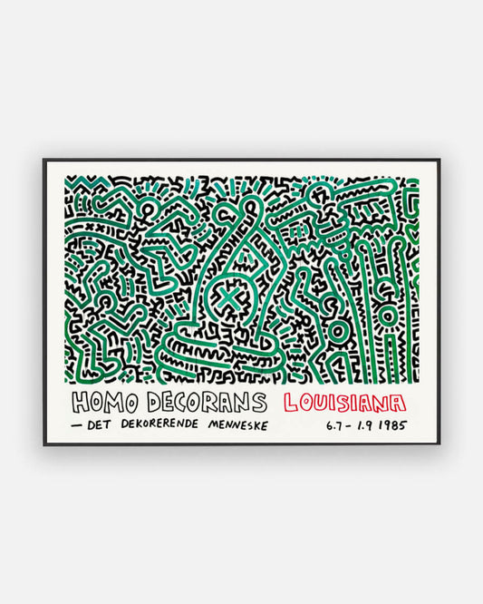 Keith Haring - Homo Decorans Louisiana 1985