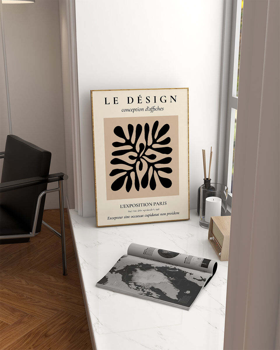 "Le Design" poster