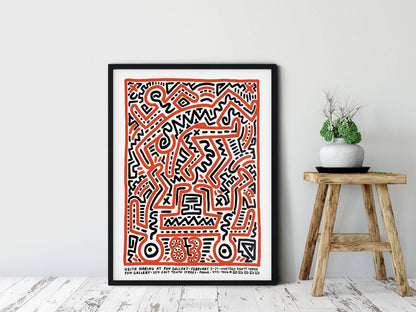 Keith Haring - Keith Haring at Fun Gallery1983