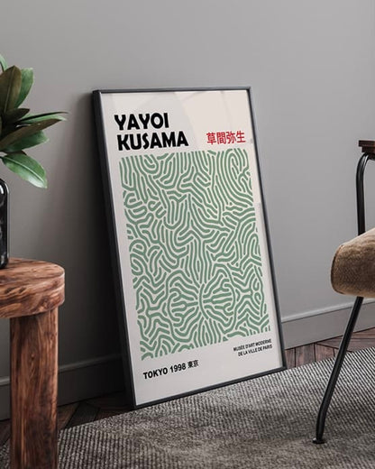 Green pattern poster