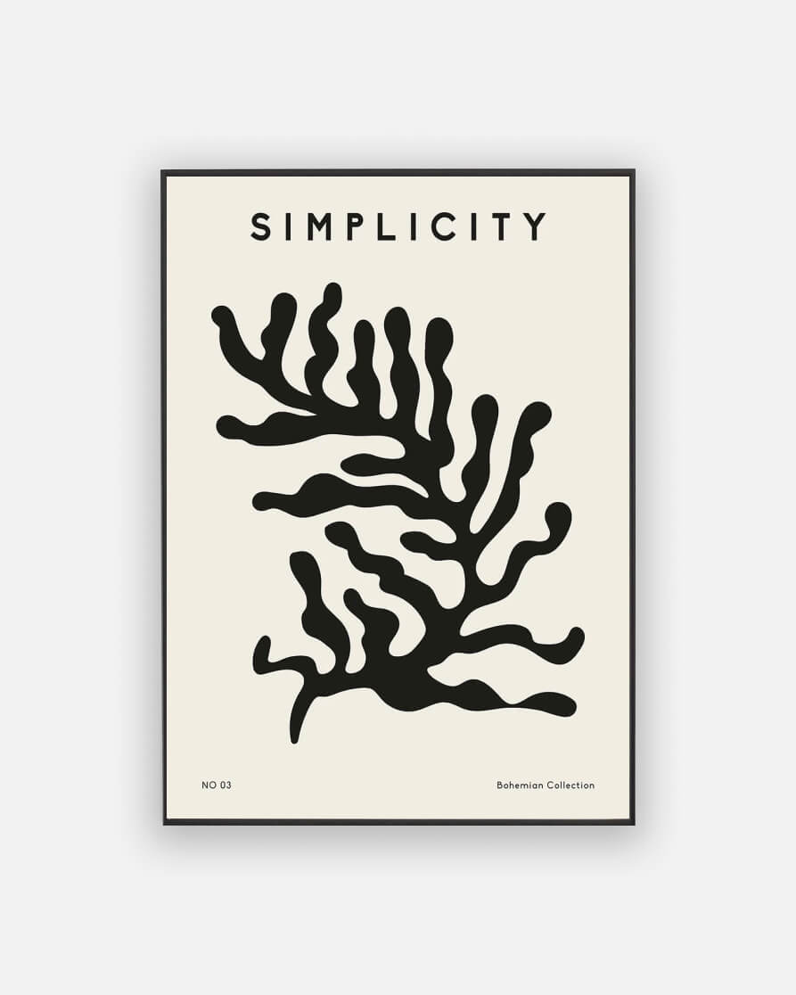 "Simplicity" poster