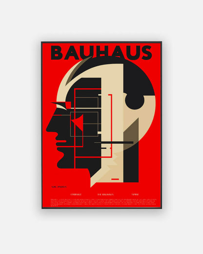 Feel the Bauhaus spirit poster