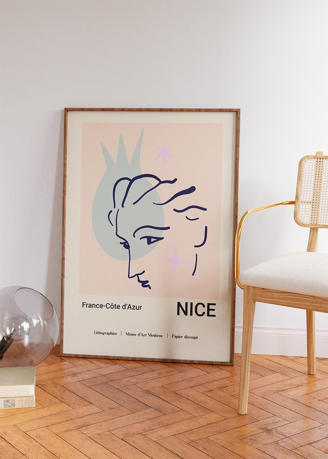 Papier D������coup������s Nice poster