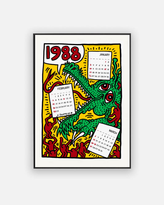 Keith Haring - Pop Shop Calendar1988