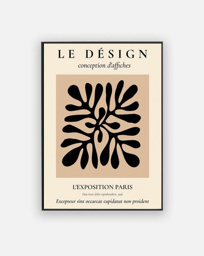 "Le Design" poster