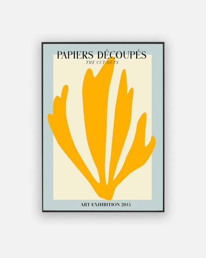 Papier D������coup������s Yellow Poster No. 2