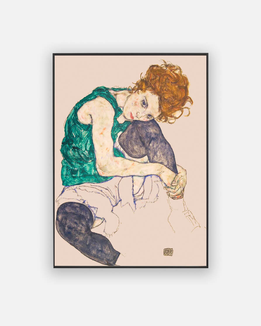 Egon Schiele - Seated Woman (O)