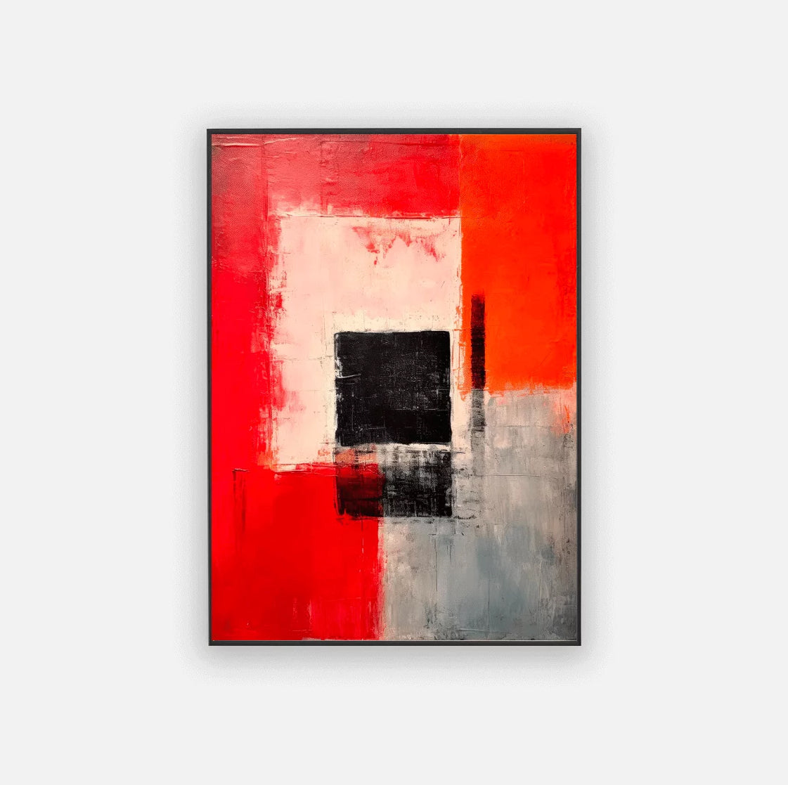 Abstract red poster