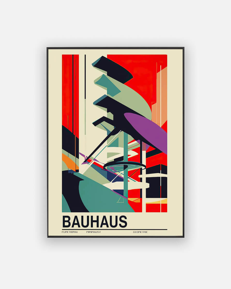 Bauhaus architecture poster No. 2