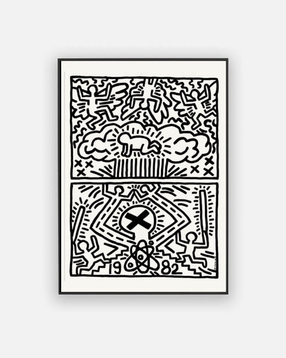 Keith Haring - Poster for Nuclear Disarmament 1982