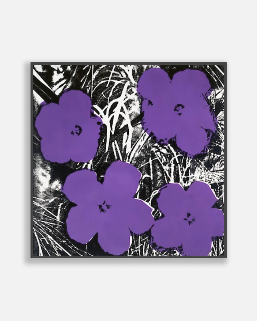 Flowers, c.1965 (4 purple) - Andy Warhol