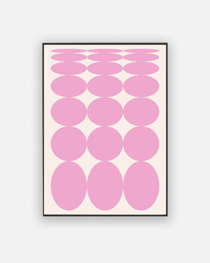 Mauve Whimsy Pink Poster