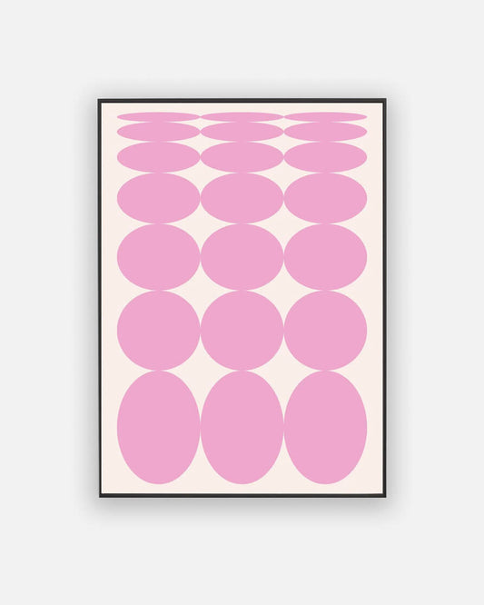 Mauve Whimsy Pink Poster