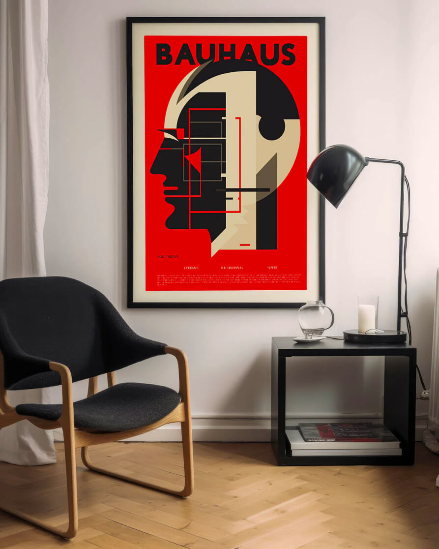 Feel the Bauhaus spirit poster