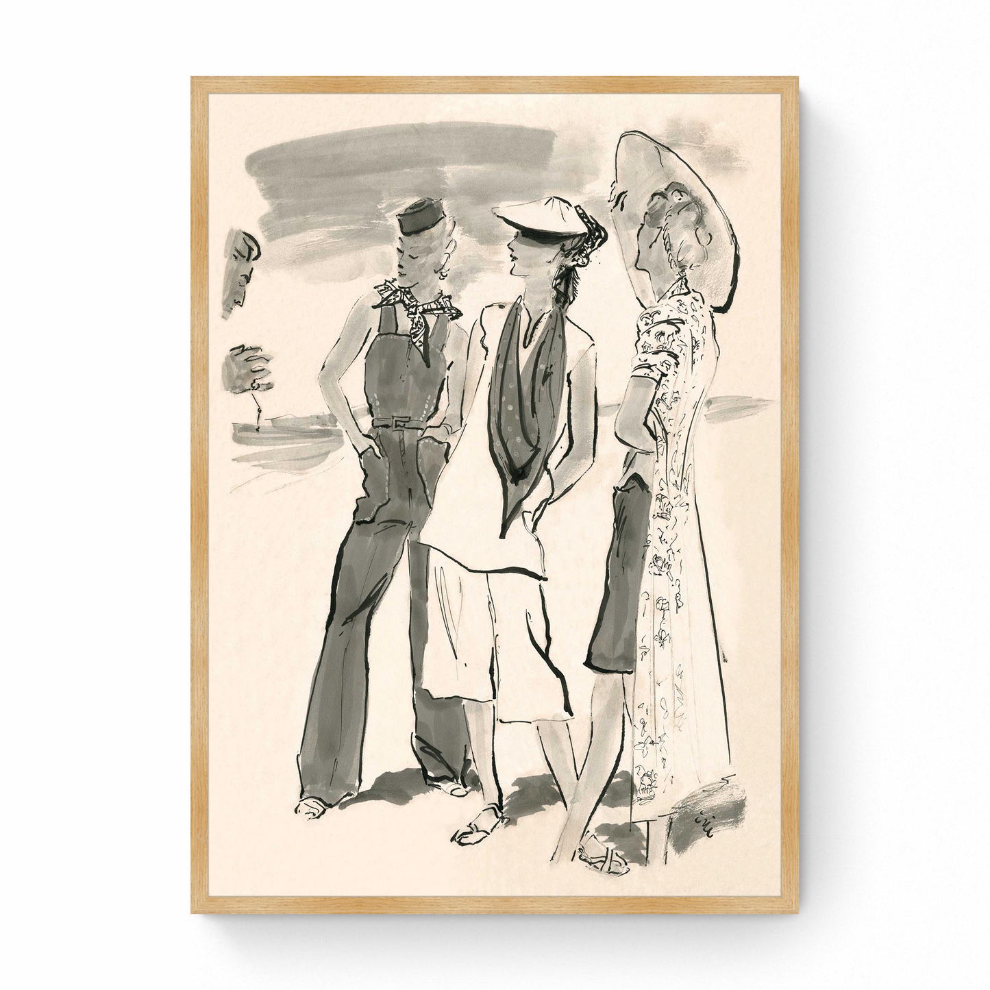 Sketch of Molyneux Beach Attire, Vogue