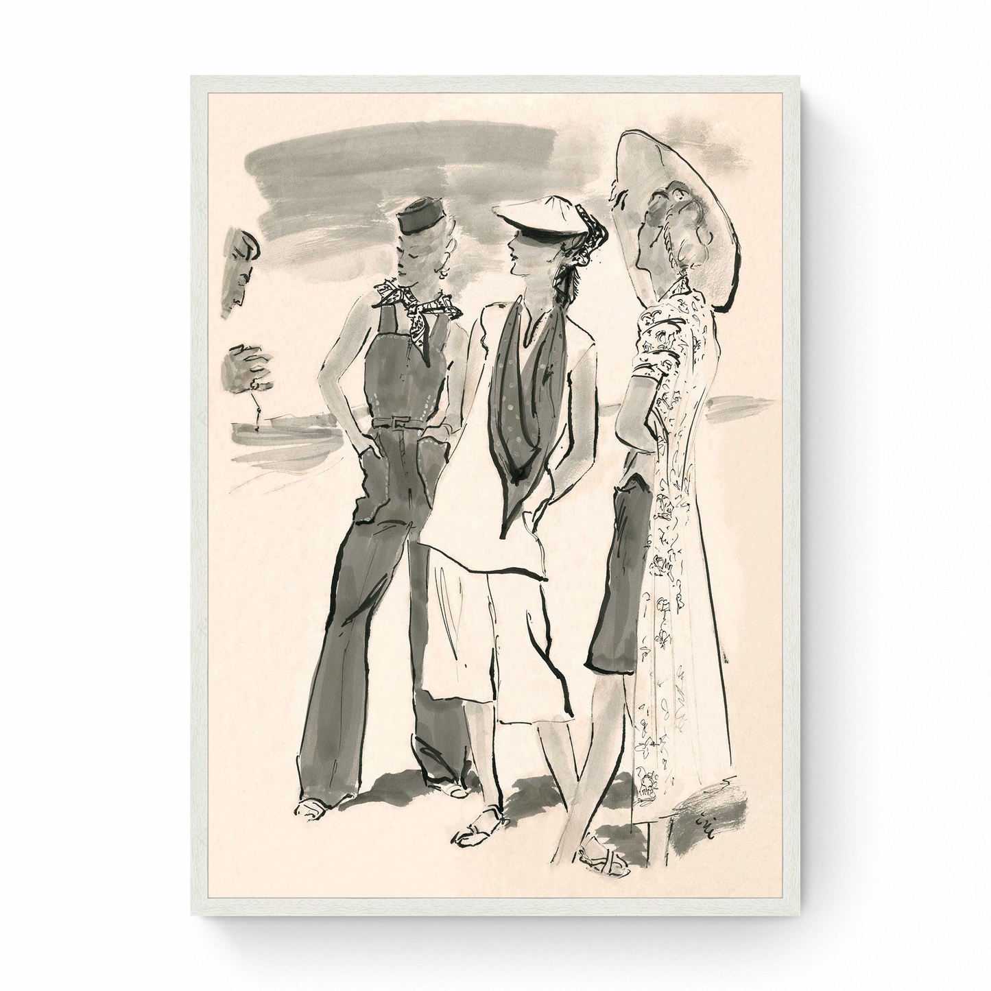 Sketch of Molyneux Beach Attire, Vogue