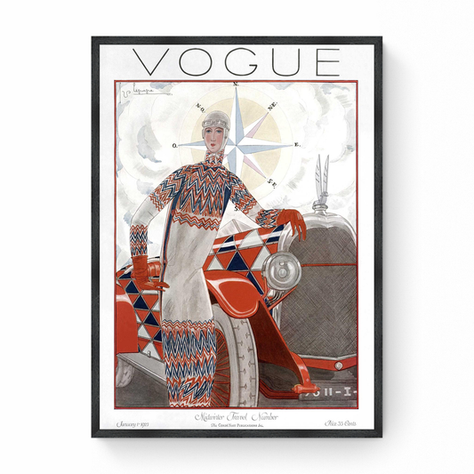 Vogue Cover: 1925 Photo by Georges Lepape