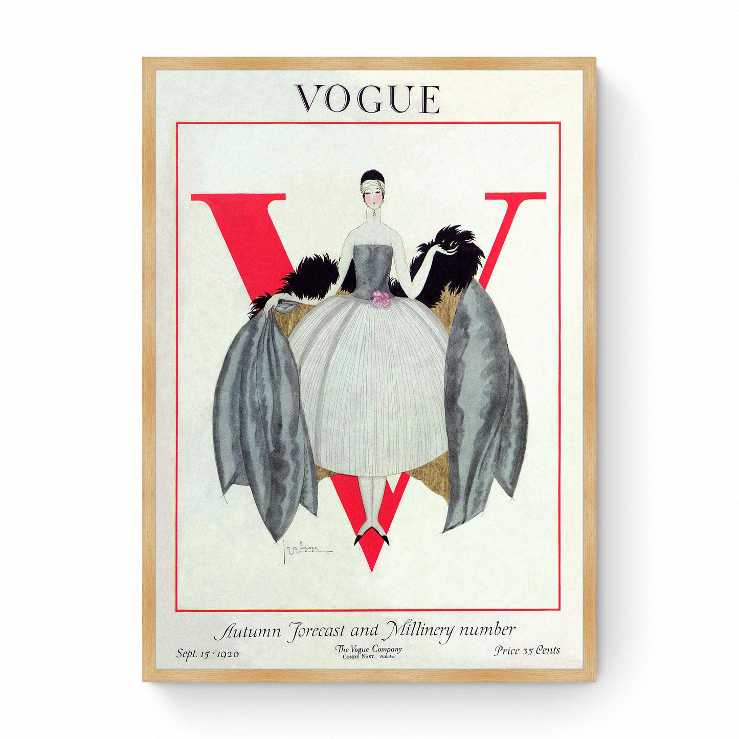 Vogue Cover: Autumn Fashion Forecast and Millinery