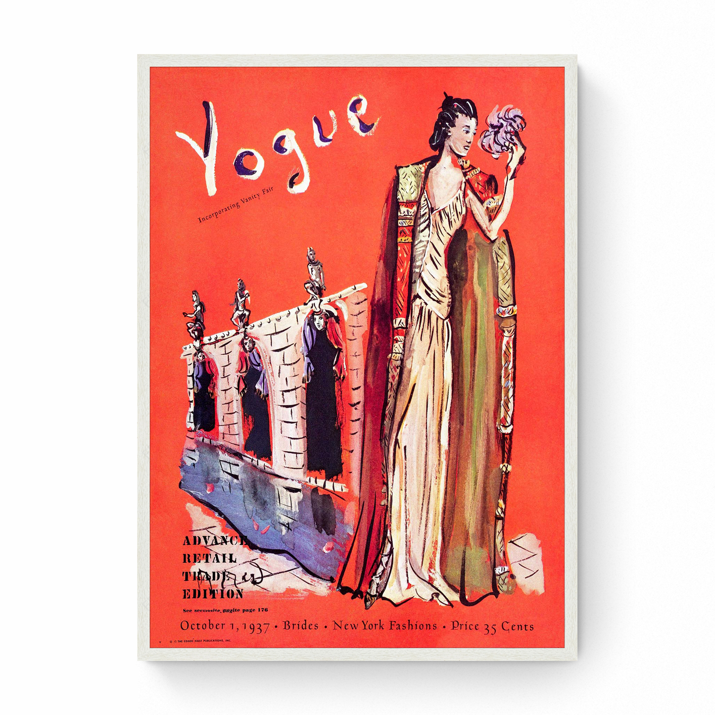 Vogue Cover: Brides; New York Fashions