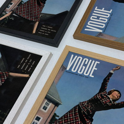 Vogue Cover: Furs, Fabrics, Fashions for College