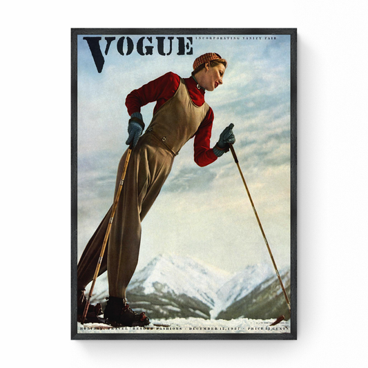 Vogue Cover: Holiday Issue featuring Hilda Sturm