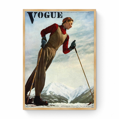Vogue Cover: Holiday Issue featuring Hilda Sturm