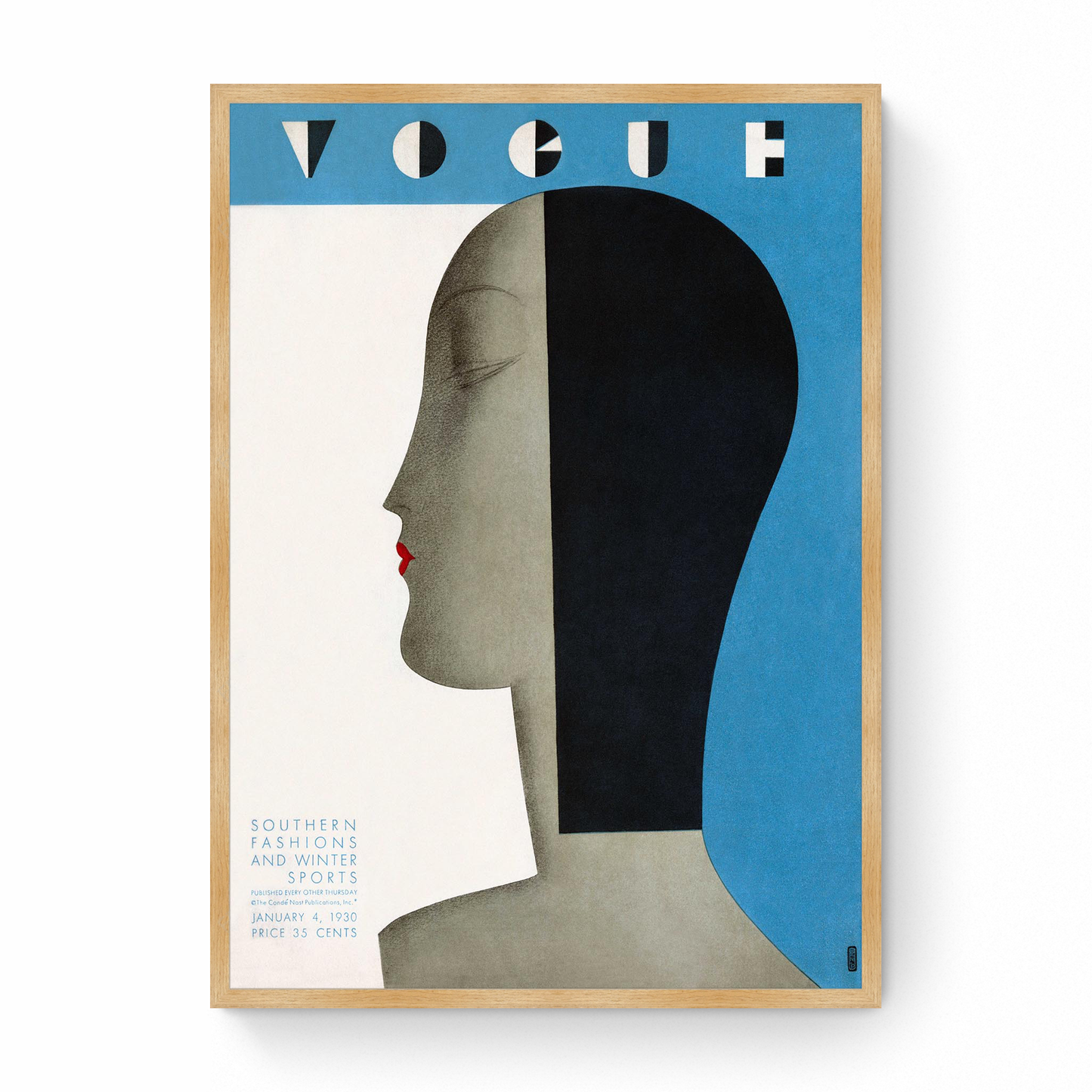 Vogue Cover: Southern Fashions and Winter Sports