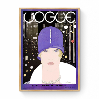 Vogue Cover: Spring Shopping (Lee Miller), Vogue