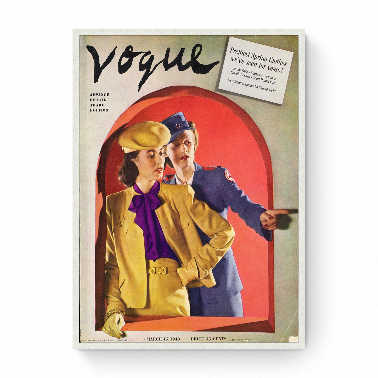 Vogue Cover: Two Spring Uniforms