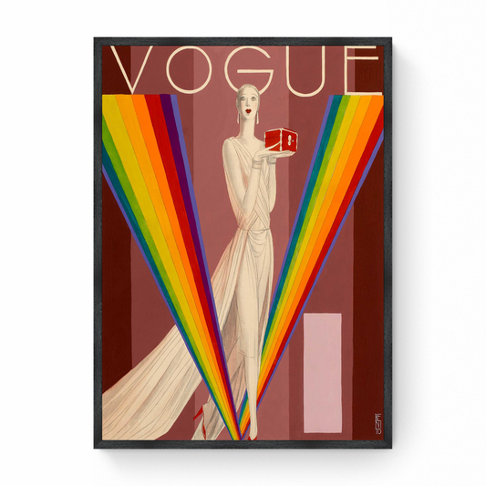 Vogue Cover: Autumn Fabrics and Original Vogue Designs