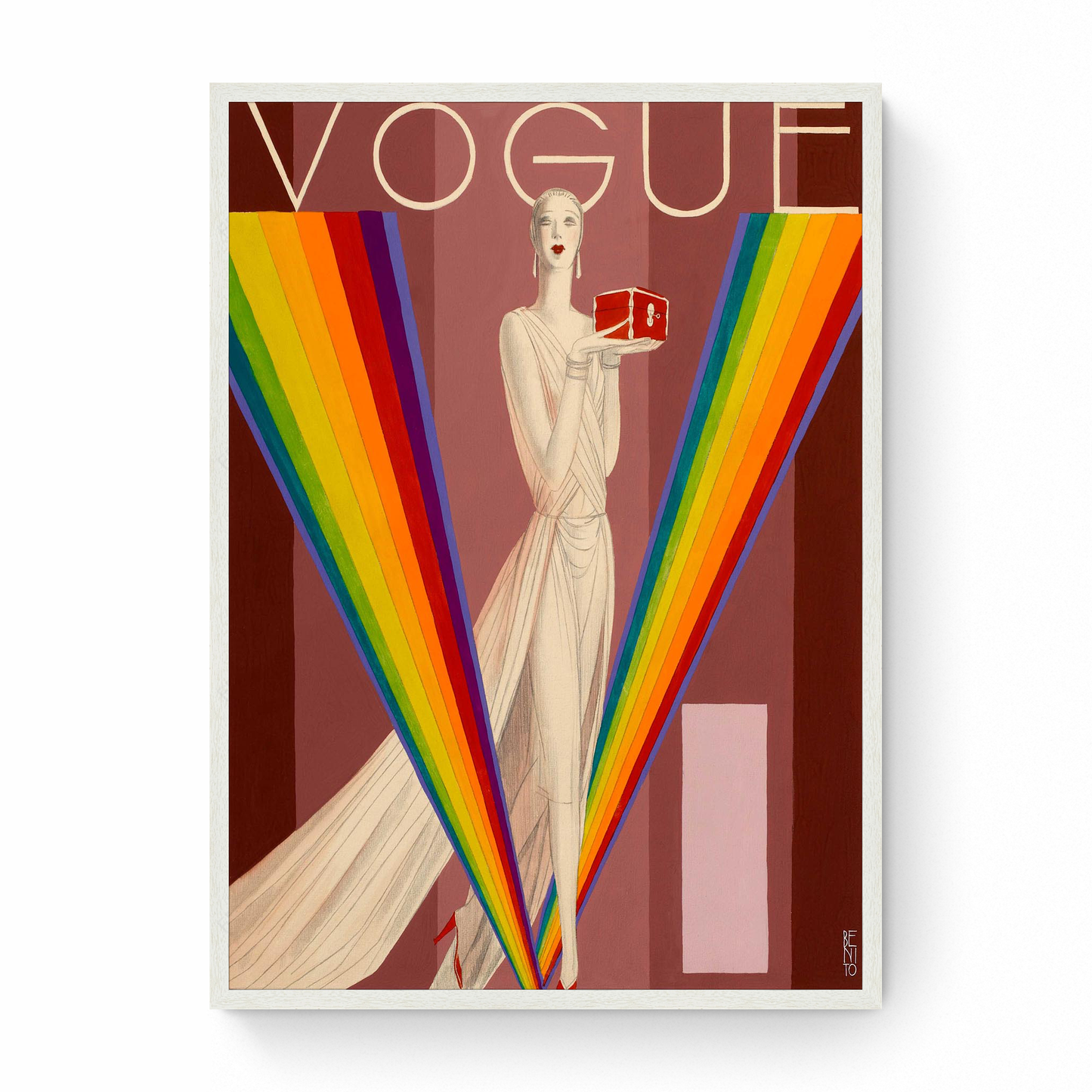 Vogue Cover: Autumn Fabrics and Original Vogue Designs
