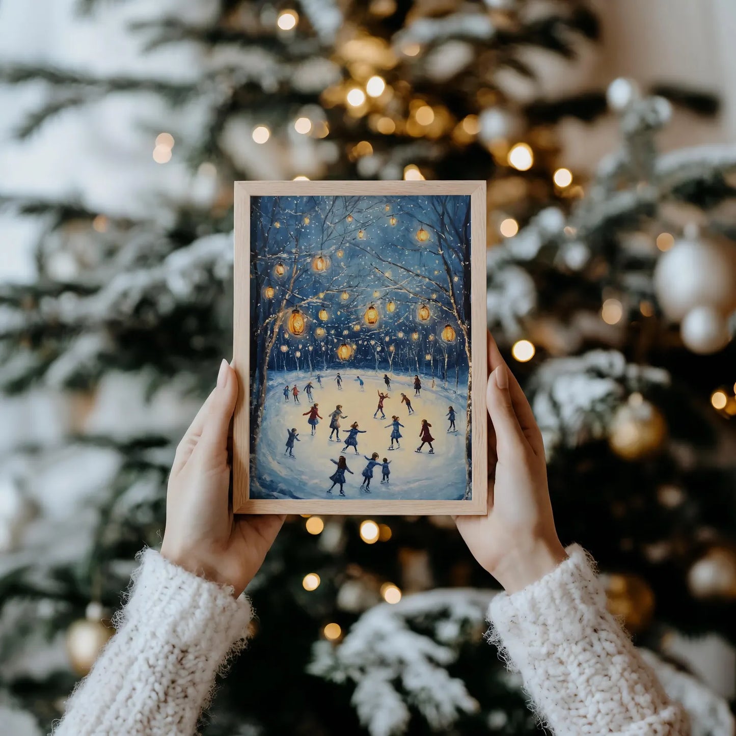 Winter Ice Skating